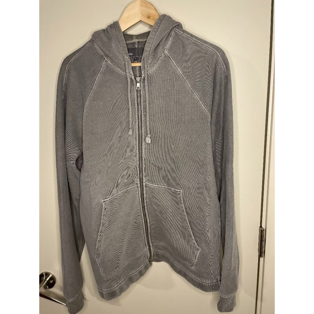 Vince Zip Up Hoodie Small